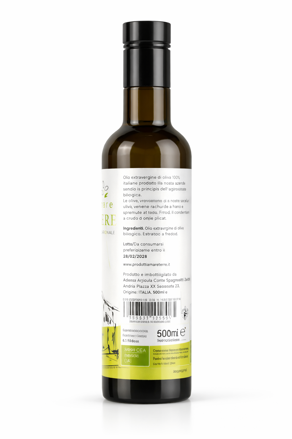 Bottiglia Olio EVO Baronale Biologico